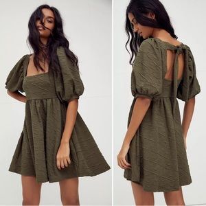 Olive free people dress